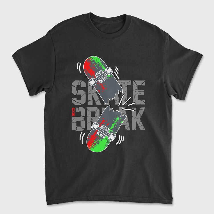 Skatebreak, Tricou Barbati (Unisex)