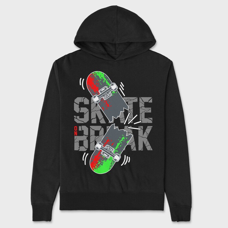 Skatebreak, Hanorac Oversize Barbati (Unisex)