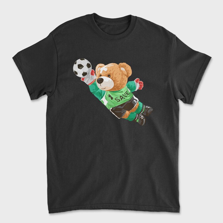 Soccer Bear Save, Tricou Barbati (Unisex)