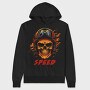 Speed Skull Racer, Hanorac Oversize Barbati (Unisex)
