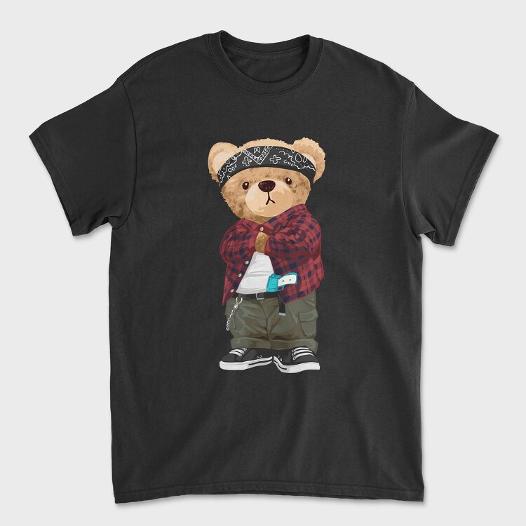 Teddy Bandana Style, Tricou Barbati (Unisex)