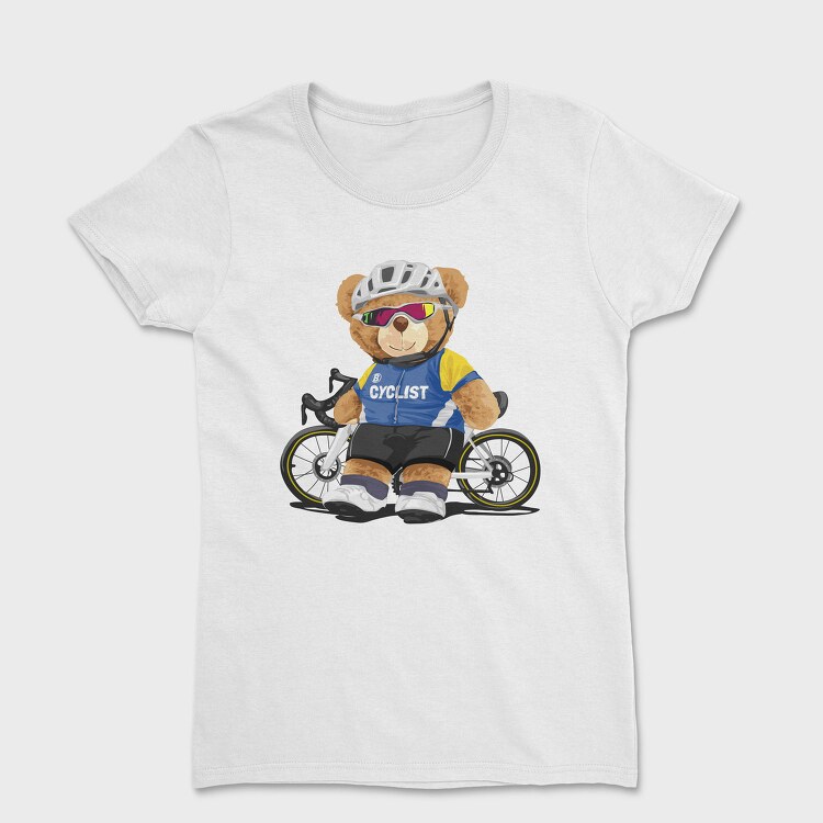 Teddy Bear Cyclist, Tricou Femei