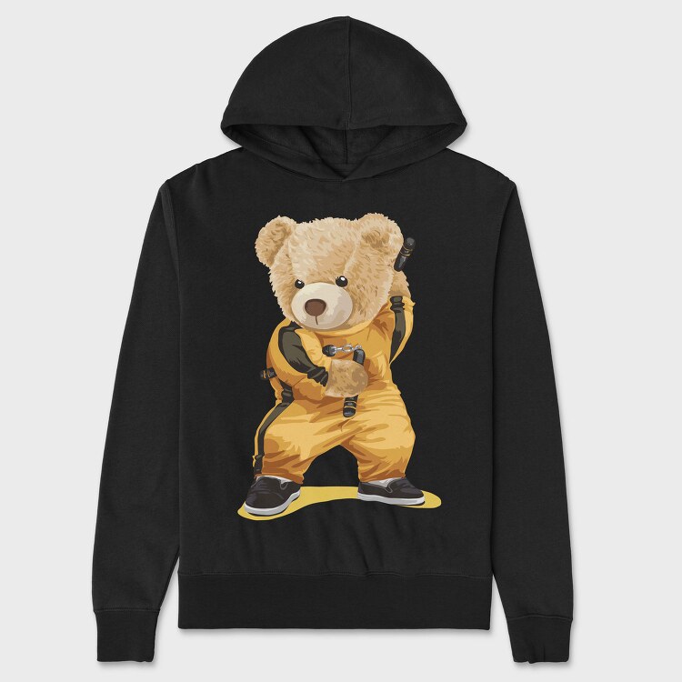 Teddy Bear Prisoner, Hanorac Oversize Barbati (Unisex)