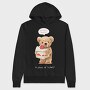 Teddy Cake Dream, Hanorac Oversize Barbati (Unisex)