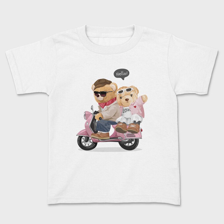 Teddy Hello Ride, Tricou Copii