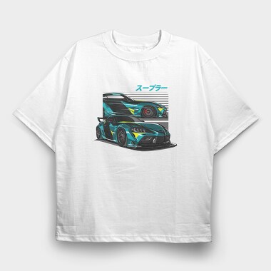 Supra A90, Tricou Oversize Barbati (Unisex)