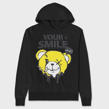 Your Smile What, Hanorac Oversize Barbati (Unisex)