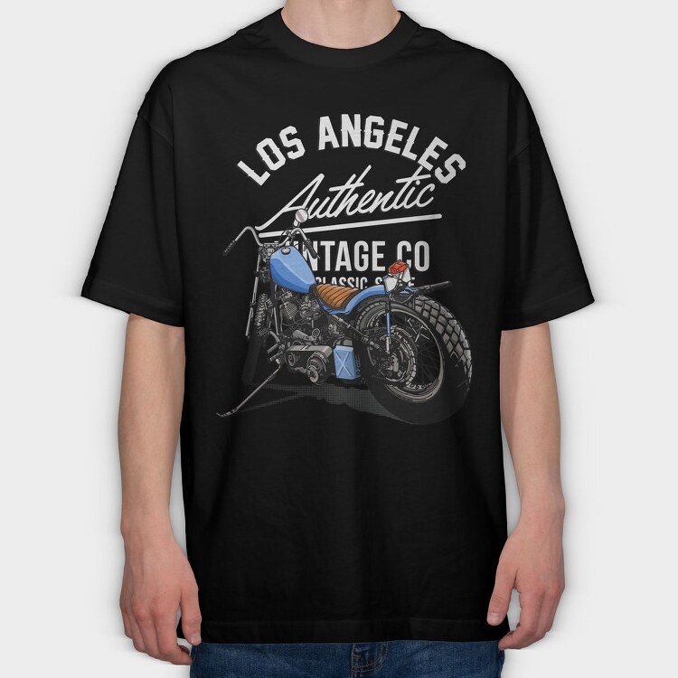 Los Angeles Vintage, Tricou Oversize Barbati (Unisex)