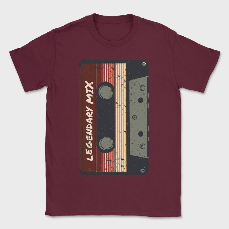 Vintage Cassette Legendary Mix, Tricou Barbati (Unisex)