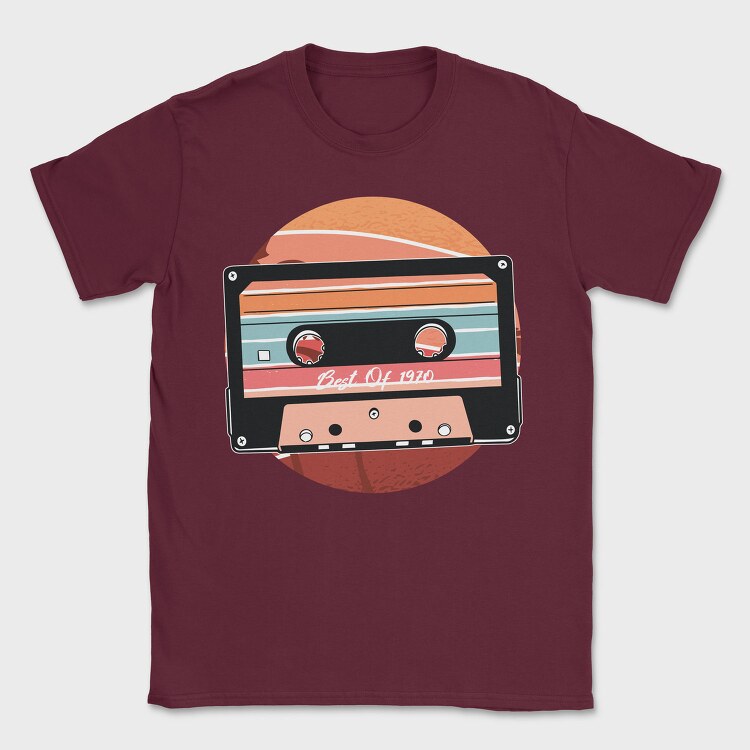 Vintage Cassette Design, Tricou Barbati (Unisex)