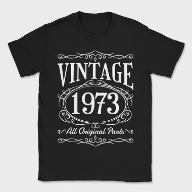 Vintage Birthday, Tricou Barbati (Unisex)
