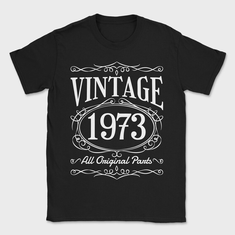 Vintage Birthday, Tricou Barbati (Unisex)