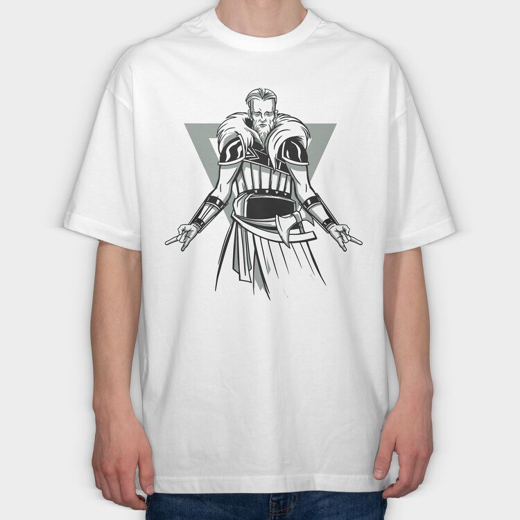 Viking Animation, Tricou Oversize Barbati (Unisex)