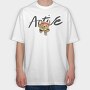 Active Runner Bear, Tricou Oversize Barbati (Unisex)