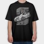 Supra MK4 White, Tricou Oversize Barbati (Unisex)