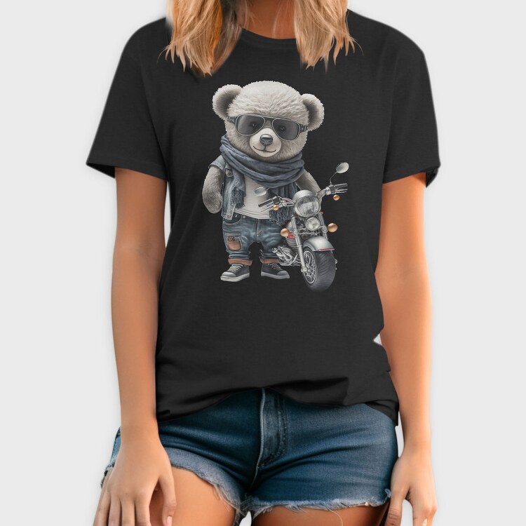 Teddy Biker Style, Tricou Barbati (Unisex)