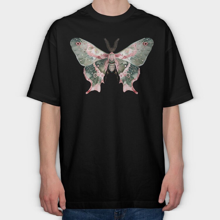 Celstial Fantasy Moth, Tricou Oversize Barbati (Unisex)