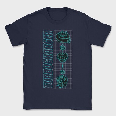 Turbocharger, Tricou Barbati (Unisex)
