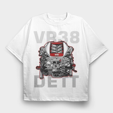 VR38 DETT, Tricou Oversize Barbati (Unisex)