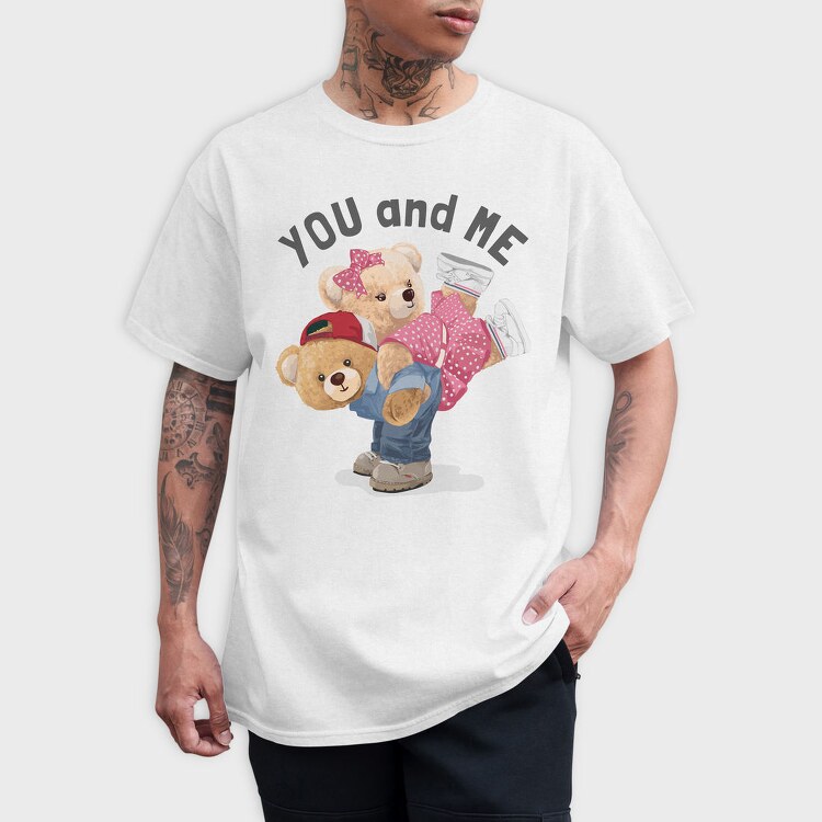You And Me Bears, Tricou Barbati (Unisex)