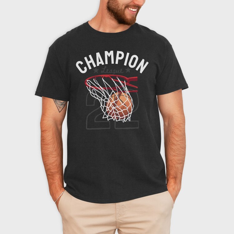 Basketball Champion League, Tricou Barbati (Unisex)