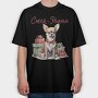 Chihuahua Christmas Presents, Tricou Oversize Barbati (Unisex)