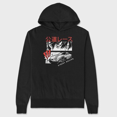 Rx 7 Japan, Hanorac Oversize Barbati (Unisex)