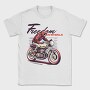 Freedom on Wheels Motorcycle Retro, Tricou Barbati (Unisex)