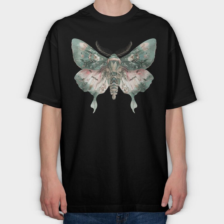 Celestial Fantasy Wings, Tricou Oversize Barbati (Unisex)