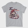 Freedom on Wheels Motorcycle Retro, Tricou Barbati (Unisex)