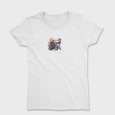 MotorcycleArt RetroStyle, Tricou Femei
