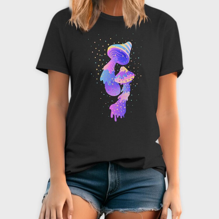 Psychedelics Mushrooms, Tricou Barbati (Unisex)