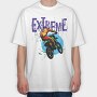Extreme Dirt Jump, Tricou Oversize Barbati (Unisex)