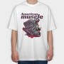 Engine Anime, Tricou Oversize Barbati (Unisex)
