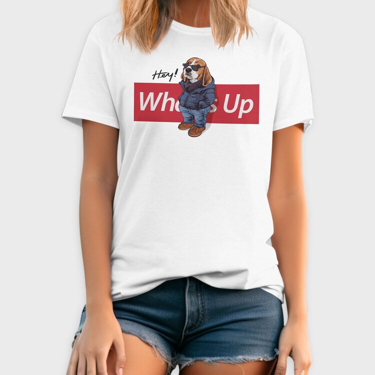 Beagle Hey Whos Up, Tricou Barbati (Unisex)