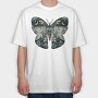 Celestial Moon Blossom, Tricou Oversize Barbati (Unisex)