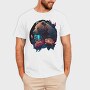 Neon Bear Blooms, Tricou Barbati (Unisex)