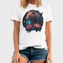 Neon Bear Blooms, Tricou Barbati (Unisex)