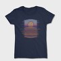 Landscape Sunset Tshirt, Tricou Femei