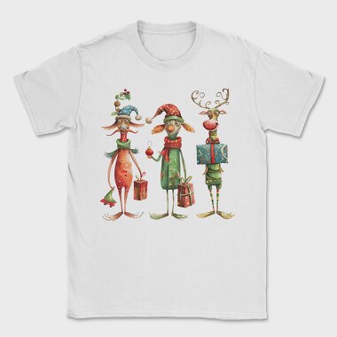 Christmas Animals Gifts, Tricou Barbati (Unisex)