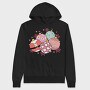 Christmas Balls Sleighs, Hanorac Oversize Barbati (Unisex)