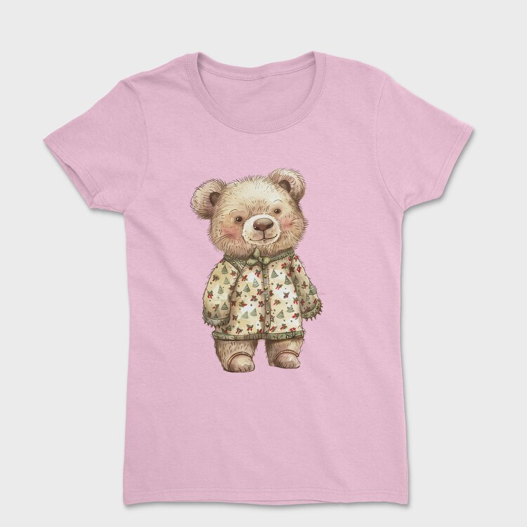 Christmas Bear Jacket, Tricou Femei
