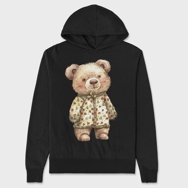 Christmas Bear Jacket, Hanorac Oversize Barbati (Unisex)