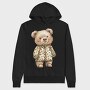 Christmas Bear Jacket, Hanorac Oversize Barbati (Unisex)