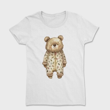 Christmas Bear Jumpsuit, Tricou Femei