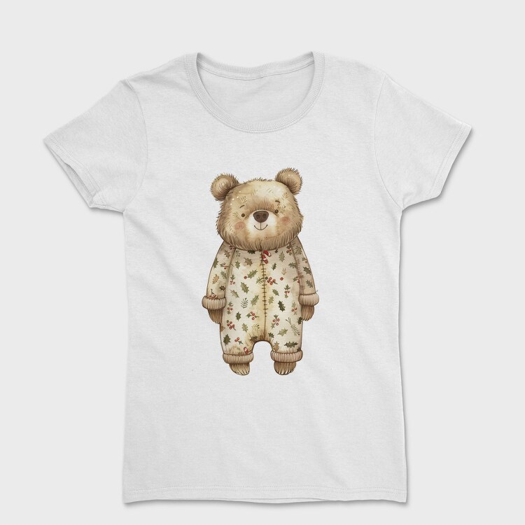Christmas Bear Jumpsuit, Tricou Femei