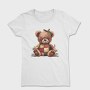Christmas Bear Patchwork, Tricou Femei