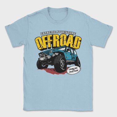 Extreme Adventure Offroad Jeep, Tricou Barbati (Unisex)