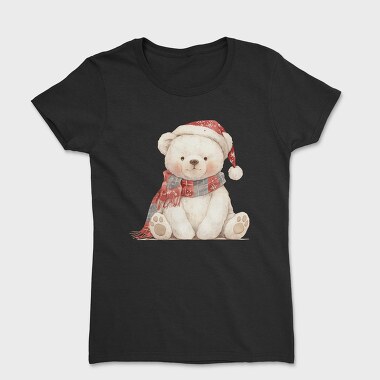 Christmas Bear Santa, Tricou Femei