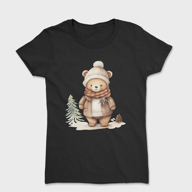 Christmas Bear Snowy, Tricou Femei
